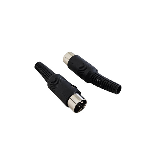 Pin din plug connector - pin, quad