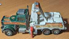 Vintage Matchbox Super Kings Peterbilt Heavy Duty Recovery Truck ©1976