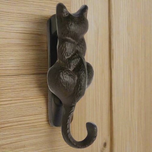 Cast iron cat antique - cast,