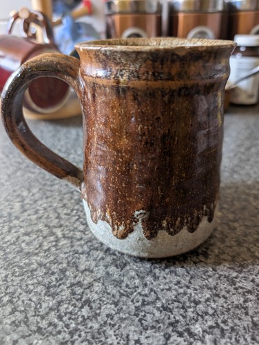 Vintage tolcarne pottery - vintage, mug