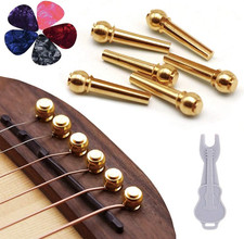 Guitar Bridge Pins 6Pcs Pure