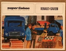 RENAULT SAVIEM SUPER GALTON Commercial Vehicle Sales Brochure #W876 UNDATED