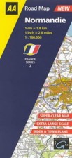 Normandie: 2 (AA Road Map France Series) by Aa, Road Maps Sheet map, folded The