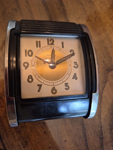 Vintage westclox travel alarm - travel,