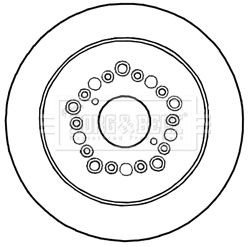 Borg beck brake - brake, set