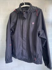 Mountain Gear Coat Waterproof Hooded Black Coat Size Medium
