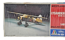 Italaerei Testors Scale 1:48 Westland Lysander Mark III Model Kit Box Packed.
