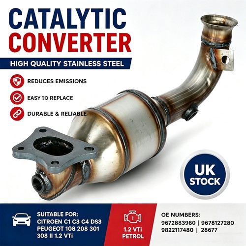 New catalytic converter with - catalytic,