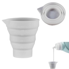 Dosing Ball for Liquid Detergent, Silicone Foldble Reusable Soap Measuring Cup