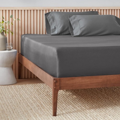 King size fitted sheet - king, grey