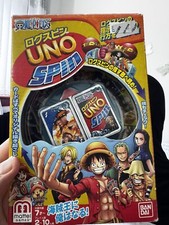 Rare Official UNO Card Game One Piece Spin From Japan
