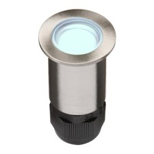 LED Decking Light IP67 Ground Fitting Stainless Steel 4 x 0.5W LED White or Blue