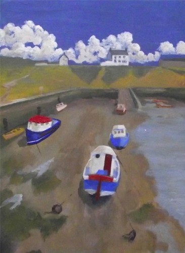 Northern art original painting - art,