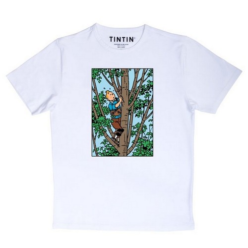 Tintin tree climbing - tree,