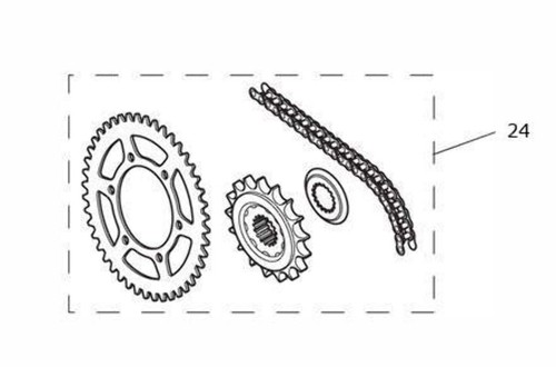 Triumph chain and sprocket - chain,