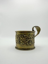 Antique brass podstakannik - antique,