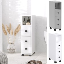 Slimline bathroom storage unit - slimline,