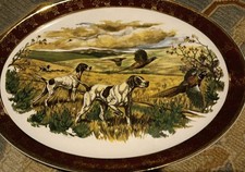Beautiful Plate  DOGS POINTERS & PHEASENTS WEATHERBY HANLEY  FALCON WARE