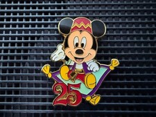 Mickey Flying Carpet Japan Tokyo Disney Sea Exclusive Game Prize Pin #63916