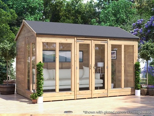Summerhouse 4m fully - summerhouse,