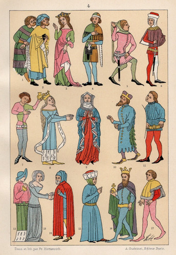 Medieval costume nobility - costume,