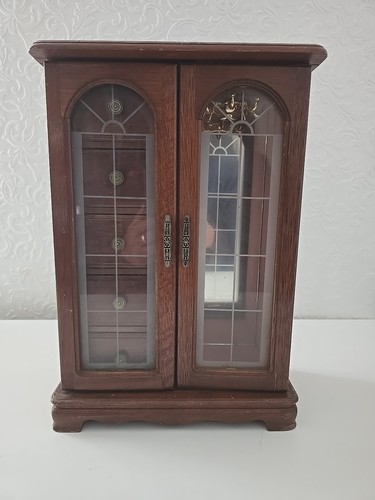 Wooden jewellery box armoire - wooden,