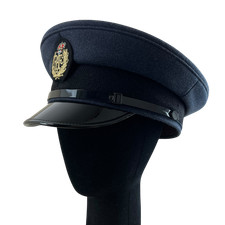 British RAF Dress Cap Blue Peaked Royal Air Force Large 60cm