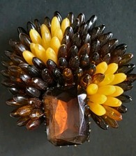 Incredible lucite faux amber - lucite,