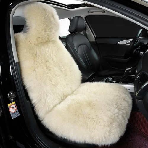 Fluffy sheepskin car - car, seat