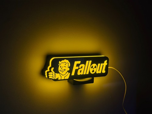 Fallout led light box - light,