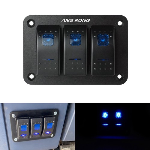 Gang toggle rocker switch - 3,