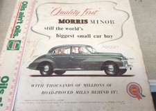 1954 MORRIS MINOR UK  Sales