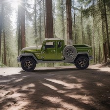 '17 Jeep Gladiator Matchbox MB92 1-125 MBX Explorers 2017 Metalflake Green