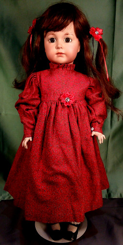 Porcelain doll - (736), 24"(61cm)