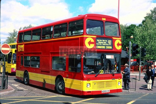 35mm slide london citybus - london,