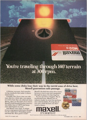 Maxell 1984 vintage print - 1984,