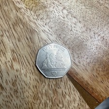 2009 Gibraltar 50p Coin