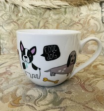 1 x Dogs Pug Bulldog Mug Tea