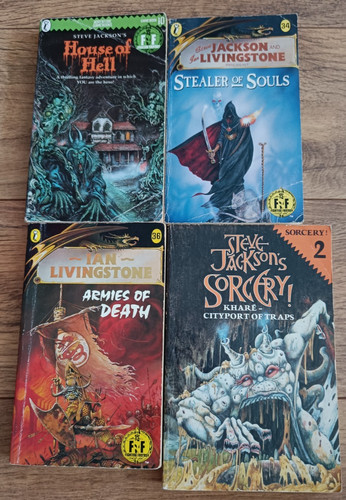 Fighting fantasy gamebooks - fantasy,