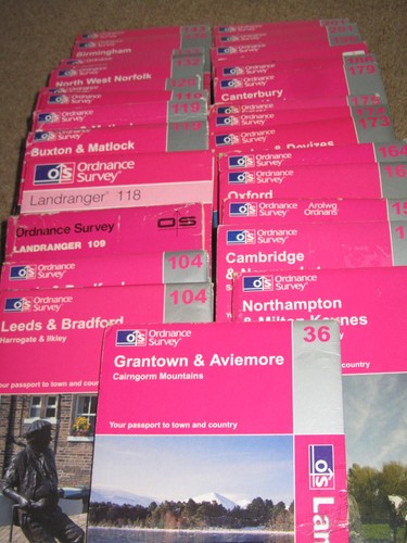 Ordnance survey landranger - survey,