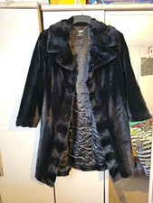 Dennis Basso Faux Fur Coat Size Small Hardly Worn