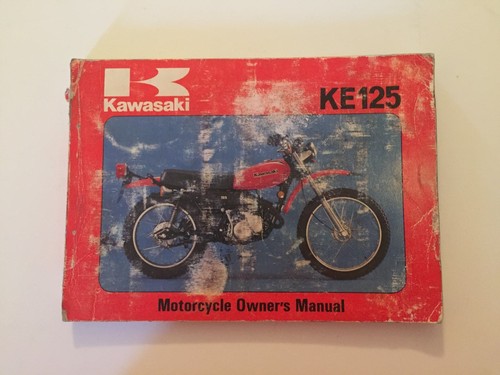 Kawasaki ke125 owners manual - owners,