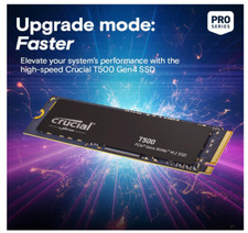 Crucial T500 500GB SSD PCIe Gen4 NVMe M.2 for PS5 PC Laptop Computers