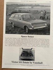 ADVERT 1966  B/W  VICTOR 101 ESTATE by VAUXHALL CARS