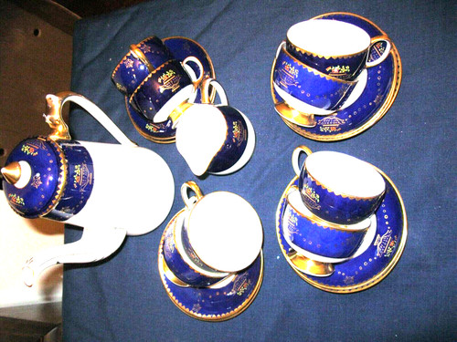 Carltonware china coffee set - china,