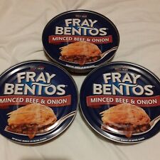 3 tins Fray Bentos Mince Beef