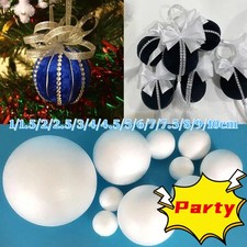 1cm 1.5cm 2cm 2.5cm 3cm 4cm White Foam Round Balls Mini Polystyrene Craft.