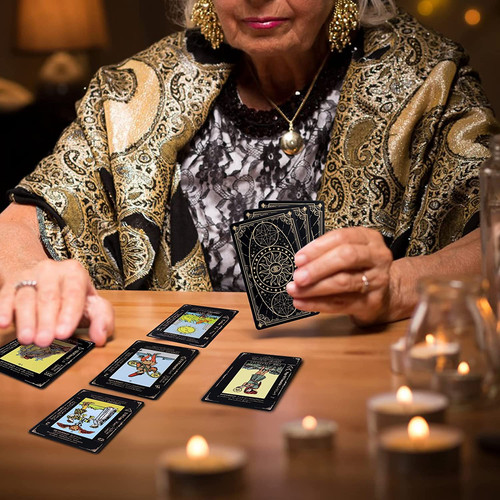 Tarot cards deck with guide - with,