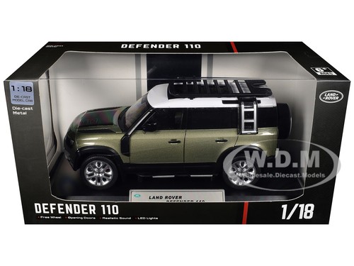 Land rover defender 110 green - land,