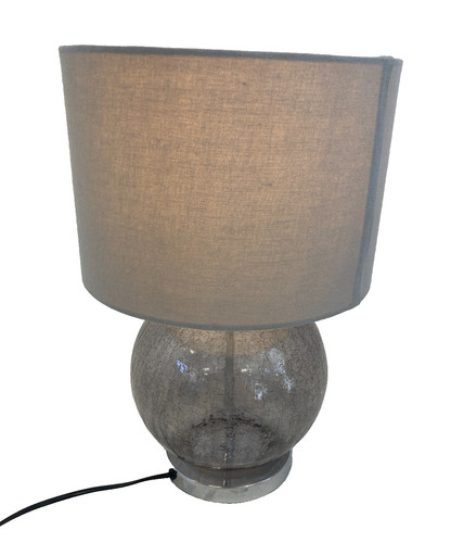 Modern grey crackle glass - modern,